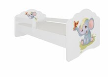 Lastevoodi ADRK Furniture Casimo Elephant, madratsiga, 80 x 160 cm