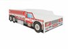 Lastevoodi ADRK Furniture Fire Truck, koos madratsiga, 80 x 160 cm, punane
