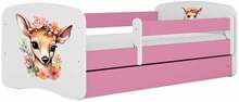 Lastevoodi Kocot Kids Babydreams Bambi, 80 x 180 cm, madratsiga, roosa