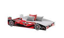Lastevoodi Kobi Meble Kobi Automobilis FORMULA, 160 x 80 cm, koos madratsiga, punane
