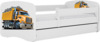 Lastevoodi Kocot Kids Babydreams Truck, 80 x 160 cm, voodipesukastiga, ilma madratsita, valge