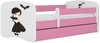 Lastevoodi Kocot Kids BabyDreams Pink Wednesday, 80 x 160 cm, ilma voodipesukastita, ilma madratsita, roosa