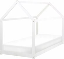 Lastevoodi Beliani Tosse 395698, 90 x 200 cm, ilma voodipesukastita, ilma madratsita, valge