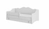 Lastevoodi ADRK Furniture Emka U1, 80 x 160 cm, valge/roosa