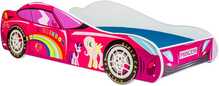 Lastevoodi Kobi Meble Car II, koos madratsiga, 150 cm x 74 cm x 44 cm, printsessi auto