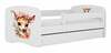 Lastevoodi Kocot Kids BabyDreams White Bambi, sahtliga, madratsiga, 70 x 140 cm, valge/roosa