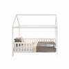 Lastevoodi BabyTrold Husseng 2, 80 x 160 cm, ilma voodipesukastita, ilma madratsita, valge