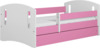 Lastevoodi Kocot Kids Classic 2, 80 x 160 cm, madratsiga, valge/roosa