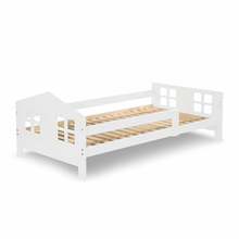 Lastevoodi BabyTrold Husseng 3, 80 x 160 cm, ilma voodipesukastita, ilma madratsita, valge