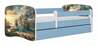 Lastevoodi Kocot Kids Ship, 70 x 140 cm, madratsiga, sinine/valge