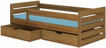 Lastevoodi ADRK Furniture Bemma, 90 x 200 cm, voodipesukastiga, madratsiga