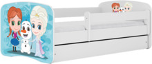 Lastevoodi Kocot Kids Babydreams Frozen Land, 70 x 140 cm, ilma voodipesukastita, ilma madratsita, valge