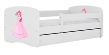 Lastevoodi Kocot Kids Princess, 70 x 140 cm, ilma voodipesukastita, ilma madratsita, valge