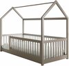 Lastevoodi ADRK Furniture Graja House, 90 x 200 cm, ilma voodipesukastita, ilma madratsita, pruun