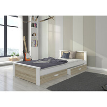 Lastevoodi ADRK Furniture Aldex, 200 x 90 cm, valge