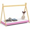 Lastevoodi Akord Furniture Factory Gem, koos madratsiga, 80 x 180 cm, pruun/roosa