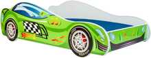 Lastevoodi KOBI MEBLE Car II, koos madratsiga, 165 cm x 84 cm x 49 cm, auto kiirus