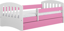 Lastevoodi Kocot Kids Classic 1, 80 x 140 cm, madratsiga, roosa