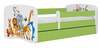 Lastevoodi Kocot Kids Animals, 80 x 180 cm, madratsiga, valge/roheline