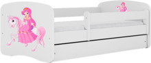 Lastevoodi Kocot Kids Babydreams Princess On Horse, 80 x 160 cm, madratsiga, valge
