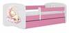 Lastevoodi Kocot Kids BabyDreams Pink dream, 80 x 180 cm, valge/roosa, ilma voodipesukastita, ilma madratsita