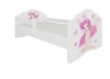 Lastevoodi ADRK Furniture Casimo Girl With Wings, koos madratsiga, 80 x 160 cm, valge