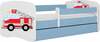 Lastevoodi Kocot Kids Babydreams Fire Brigade, 80 x 180 cm, voodipesukastiga, madratsiga, sinine