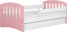 Lastevoodi Kocot Kids Classic 1, roosa, 80 x 180 cm, madratsiga