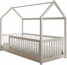 Lastevoodi ADRK Furniture Graja House, madratsiga, 90 x 200 cm, valge