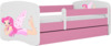 Lastevoodi Kocot Kids Babydreams Fairy With Wings, 70 x 140 cm, voodipesukastiga, ilma madratsita, valge/roosa