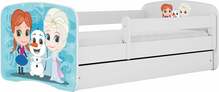 Lastevoodi Kocot Kids Babydreams Frozen Land, 80 x 180 cm, voodipesukastiga, madratsiga, valge