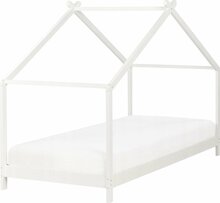 Lastevoodi Beliani Orlu, 90 x 200 cm, ilma voodipesukastita, ilma madratsita, valge