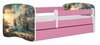 Lastevoodi Kocot Kids BabyDreams Pink ship, voodipesukastiga, madratsiga, 80 x 160 cm, roosa