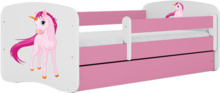 Lastevoodi Kocot Kids Babydreams, 80 x 160 cm, madratsiga, roosa