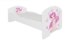 Lastevoodi ADRK Furniture Pepe Girl With Wings, 70 x 140 cm, madratsiga, valge