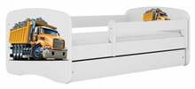 Lastevoodi Kocot Kids Babydreams Truck, 80 x 180 cm, madratsiga, valge