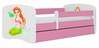 Lastevoodi Kocot Kids BabyDreams Pink mermaid, 80 x 160 cm, madratsiga, valge/roosa