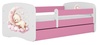 Lastevoodi Kocot Kids BabyDreams Pink dream, voodipesukastiga, madratsiga, 80 x 180 cm, roosa