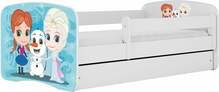 Lastevoodi Kocot Kids Babydreams Frozen Land, 70 x 140 cm, voodipesukastiga, ilma madratsita, valge