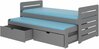Lastevoodi ADRK Furniture Tomi, voodipesukastiga, ilma madratsita, 80 x 180 cm, hall