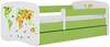 Lastevoodi Kocot Kids BabyDreams Map, 80 x 160 cm, madratsiga, roheline