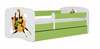 Lastevoodi Kocot Kids Basketball, 80 x 180 cm, voodipesukastiga, madratsiga, valge/roheline