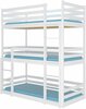 Lastevoodi ADRK Furniture Tedro, madratsiga, 90 x 200 cm, valge