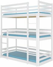 Lastevoodi ADRK Furniture Tedro, madratsiga, 90 x 200 cm, valge