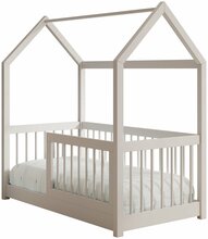 Lastevoodi ADRK Furniture Graja House, 70 x 140 cm, ilma voodipesukastita, ilma madratsita, valge