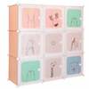Laste modulaarne kapp Springos HA0215, 110 × 110 × 37 cm, 9 sektsiooni