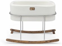 Beebihäll Kalune Design Hier 676HDS1130, valge/kroom, ilma voodipesukastita, madratsiga