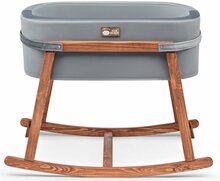 Beebivoodi Kalune Design Hier Cradle, 90x70x58 cm, tamm/hall, ilma voodipesukastita, madratsiga