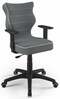 Laste kontoritool Entelo Duo, 42.5 x 40 x 104.5 cm, valge/must/tumehall