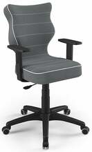 Laste kontoritool Entelo Duo, 42.5 x 40 x 104.5 cm, valge/must/tumehall